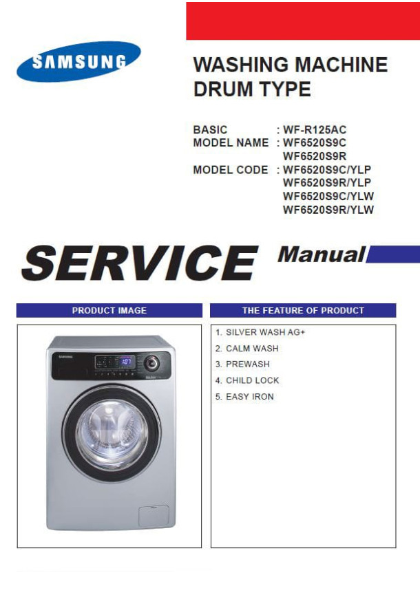 WF6520S9C, WF6520S9R